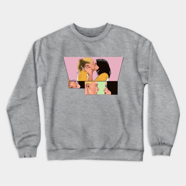 Beronica Kiss Crewneck Sweatshirt by Sara93_